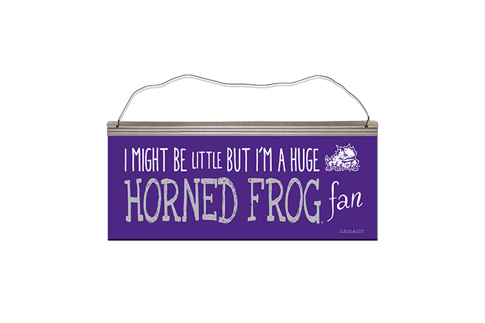 Tcu I Might Be Little Tin Sign - Michigan State Spartans I Might Be Little Sign (700x1000), Png Download