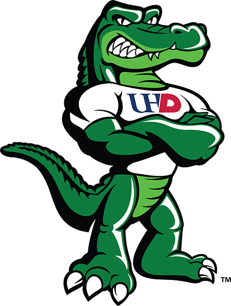Houston, Tx There's A New Gator Prowling The Halls - Uhd Gator (450x596), Png Download