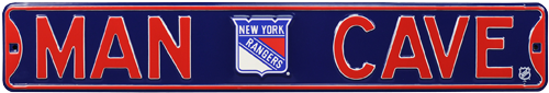 New York Rangers “man Cave” Authentic Street Sign - Man Cave Arizona Diamondbacks Street Sign (500x500), Png Download