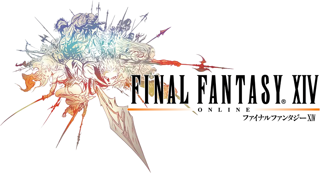 Countdown To Final Fantasy Xv - Final Fantasy Xiv Logo (1017x550), Png Download