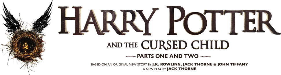 Harry Potter And The Cursed Child - Harry Potter And The Cursed Child - Parts I & I (1000x258), Png Download