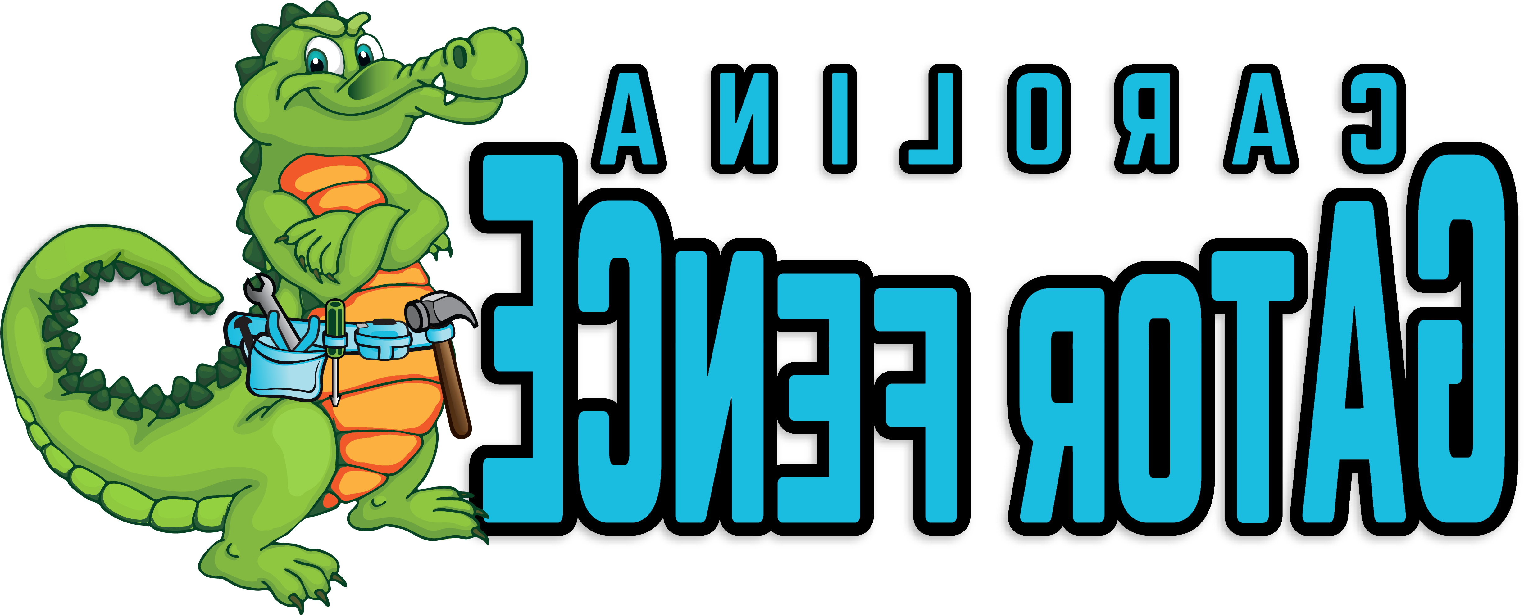 Carolina Gator Fence Header Logo (5162x2235), Png Download