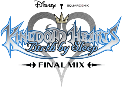 Kingdom Hearts Birth By Sleep Final Mix Logo - Kingdom Hearts Birth By Sleep Title (418x294), Png Download