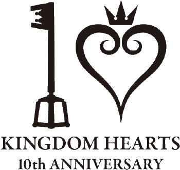 Kingdom Hearts 10th Anniversary Logo Transparent Kingdom - Kingdom Hearts Anniversary 15 (628x348), Png Download