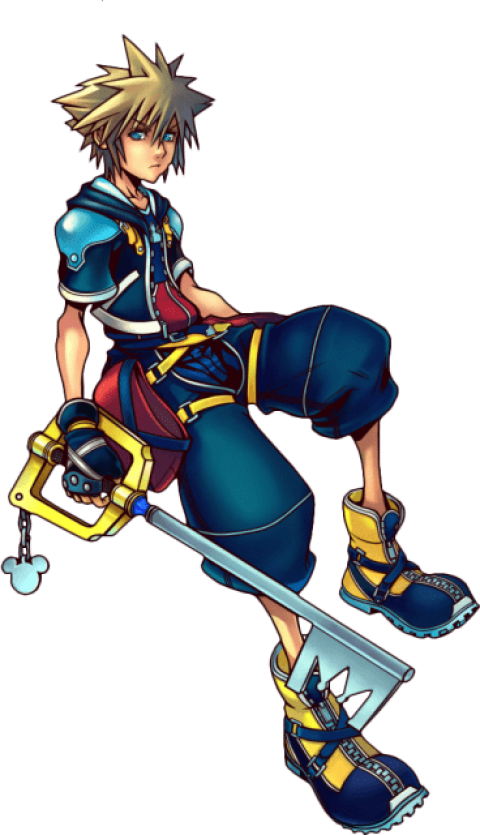 Kingdom Hearts 2 Sora Png - Sora Kingdom Hearts Render (368x640), Png Download