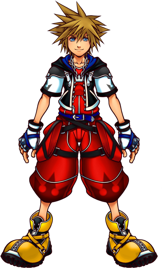 Kingdom Hearts 2 Sora Png - Tetsuya Nomura Kingdom Hearts Art (705x1133), Png Download