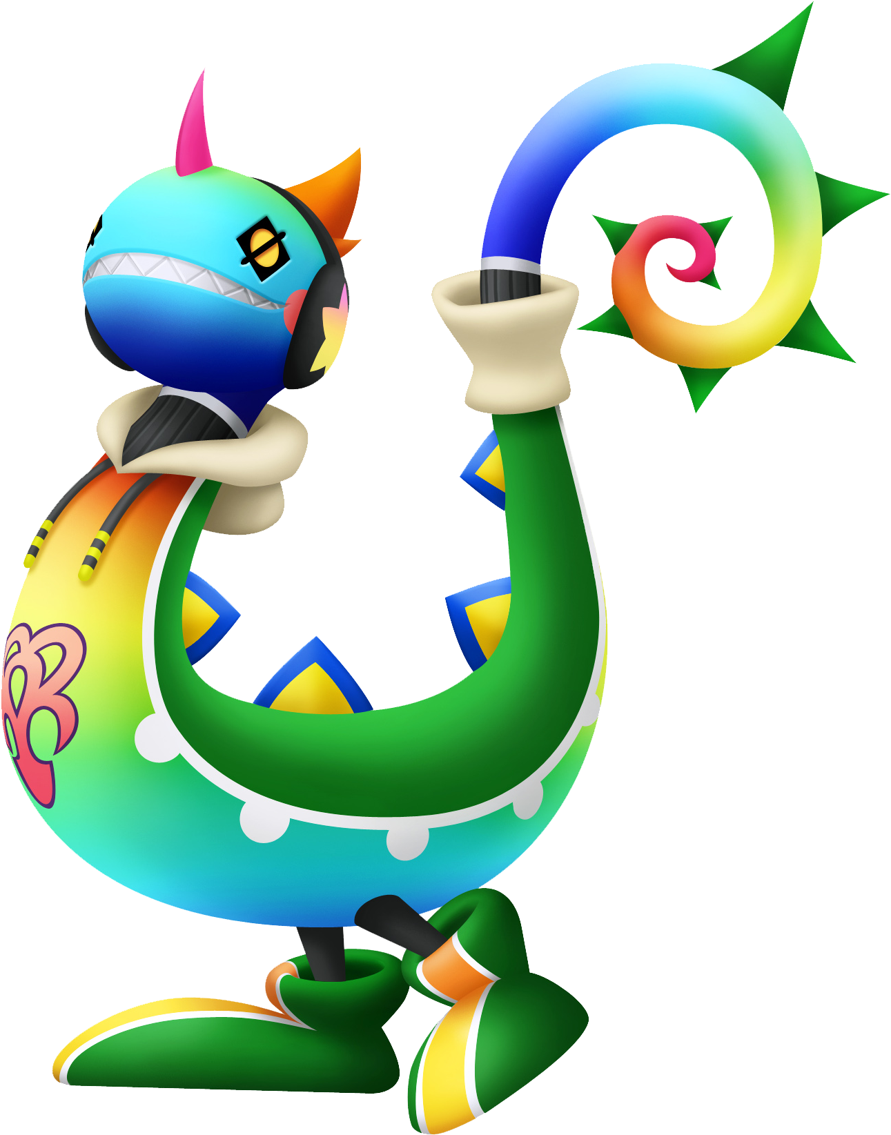 Kingdom Hearts Clipart Symbol - Kingdom Hearts Sudo Neku (1617x1812), Png Download