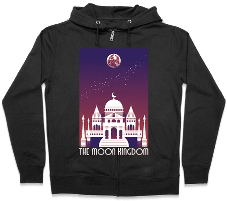 The Moon Kingdom Zip Hoodie - Introvert Hoodies (484x484), Png Download