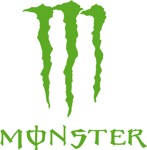 Pegatina Energy Letras Adhesivosnatos - Monster Energy Decal (570x600), Png Download