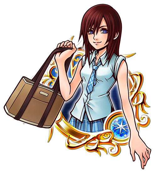 Illustrated Kh Ii Kingdom Hearts Unchained Wiki - Kingdom Hearts Illustrated Kairi (494x552), Png Download