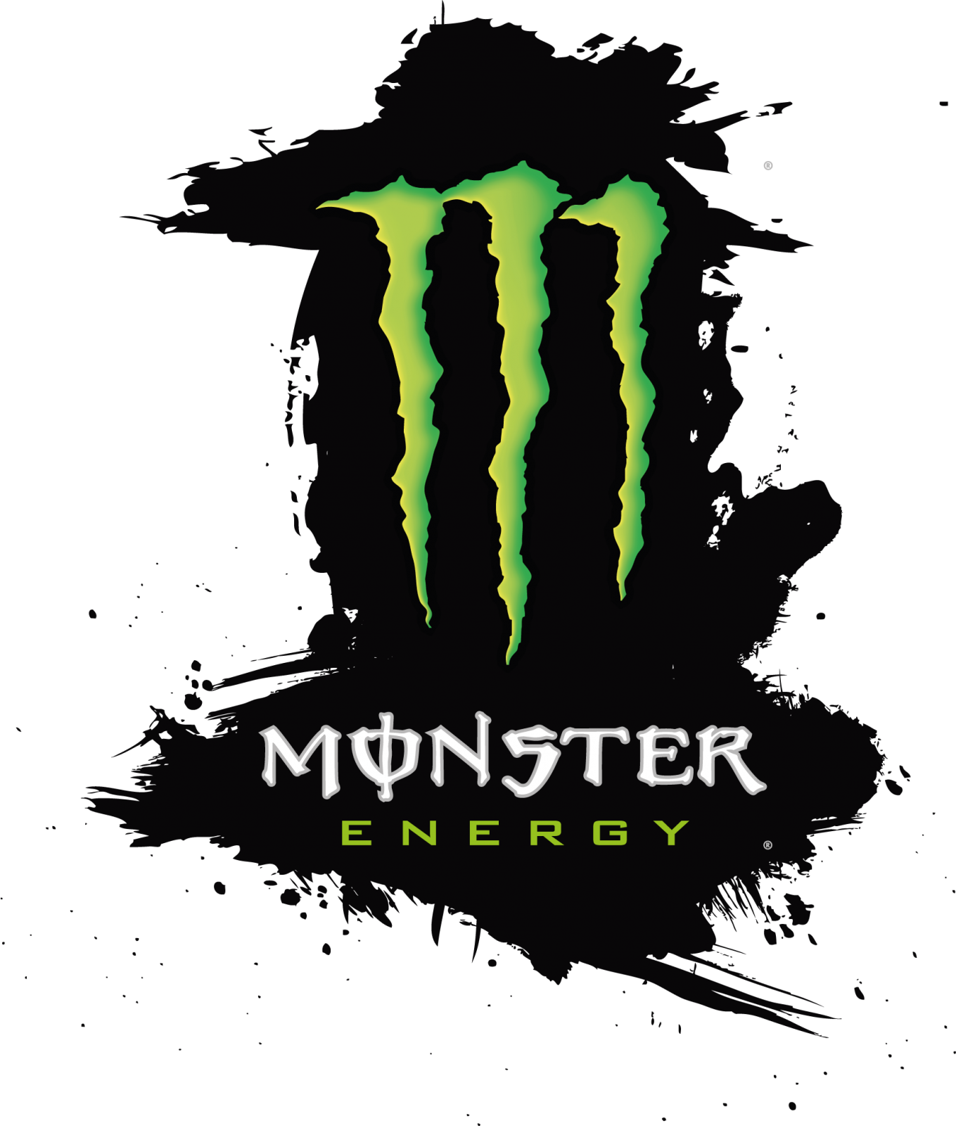Monster Png Logo Symbols - Monster Energy Logo Png (1359x1600), Png Download