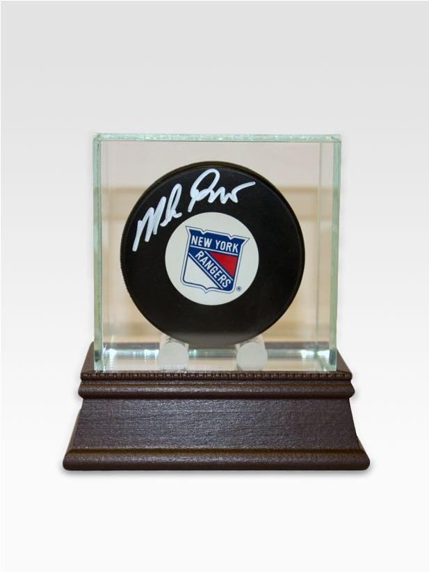 Mike Richter Autographed New York Rangers Hockey Puck - Steiner Sports Mike Richter Autographed New York Rangers (738x984), Png Download