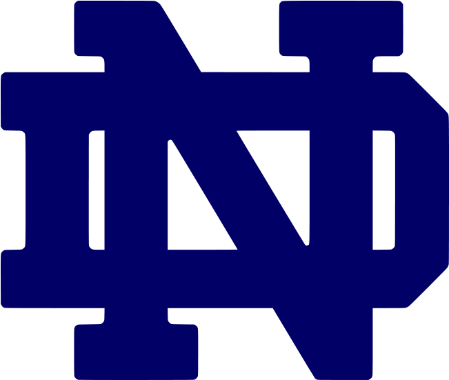 Notre Dame Logo, Notre Dame Gear, Logo Color, Notre - Free Notre Dame Logo (800x600), Png Download