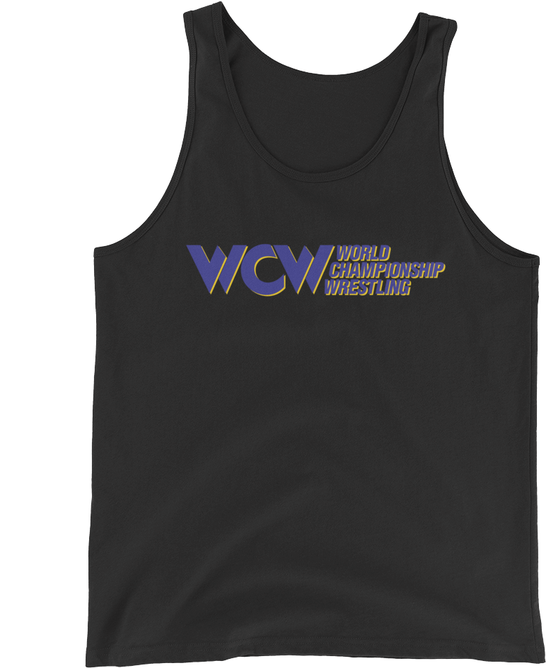 Wcw Classic Logo Unisex Tank Top - Top (1000x1000), Png Download
