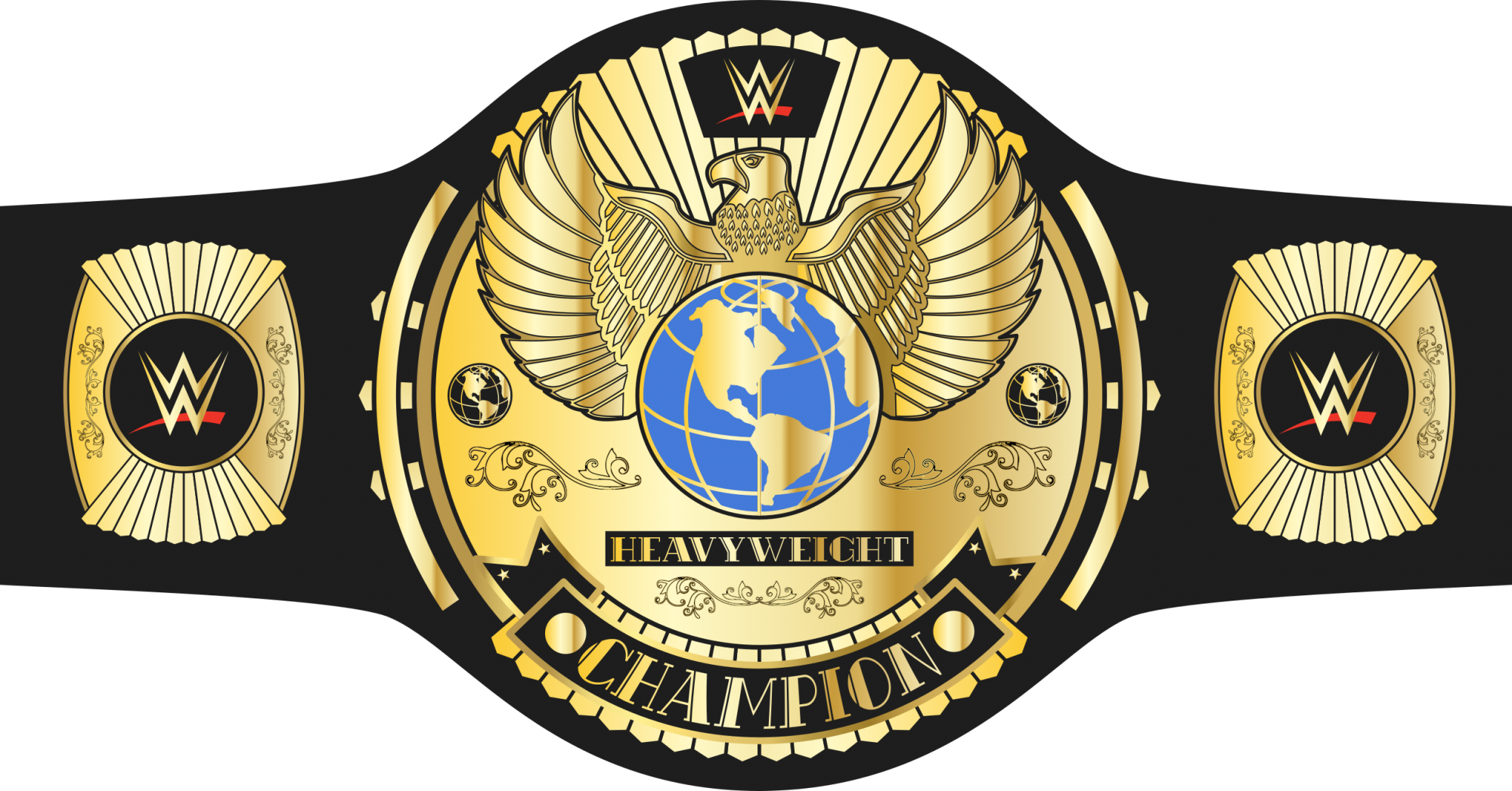 58fe3a986acf2 Wwetitle - Thumb - - Emblem (2000x1047), Png Download