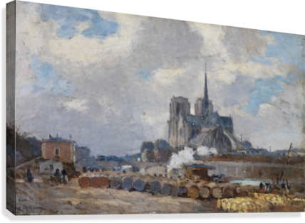 Notre Dame De Paris Canvas Print - Left Bank Dream [book] (428x314), Png Download