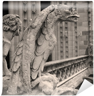 Picture Freeuse Library Gargoyles Drawing Cathedral - Gargoyles (400x400), Png Download