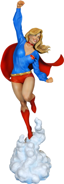 Dc Comics Maquette Supergirl - Dc Super Powers Collection Supergirl Maquette (480x782), Png Download