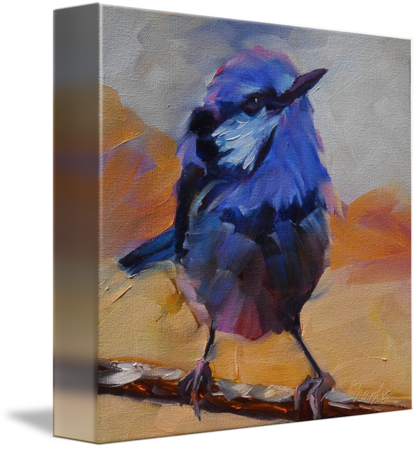 Yes, I'm A Little Blue By Beth Charles - Blue Jay (605x650), Png Download