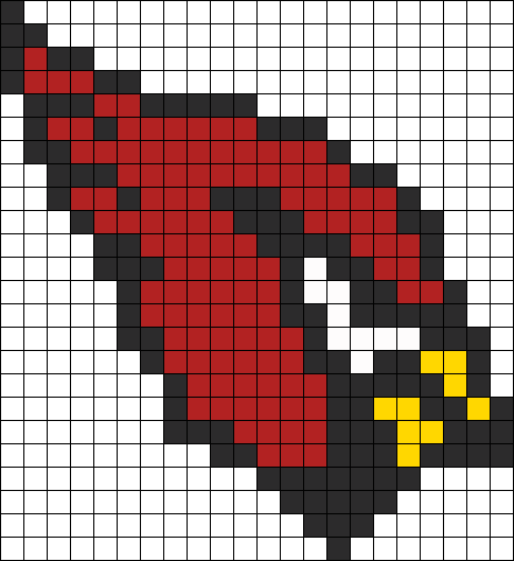 Arizona Cardinals Perler Perler Bead Pattern / Bead - Pixel Art Cardinals Logo (463x505), Png Download