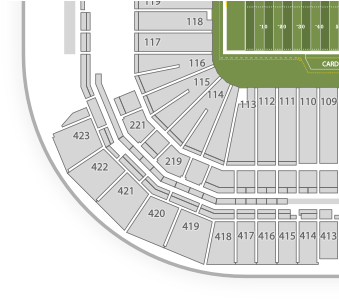State Farm Stadium Seating Chart Concert - State Farm Stadium (350x350), Png Download