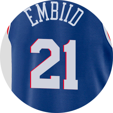 Philadelphia 76ers Markelle Fultz - Camiseta Joel Embiid (360x360), Png Download