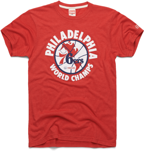 Philadelphia 76ers 1983 World Champs Retro Nba Basketball - Philadelphia 76ers (720x720), Png Download