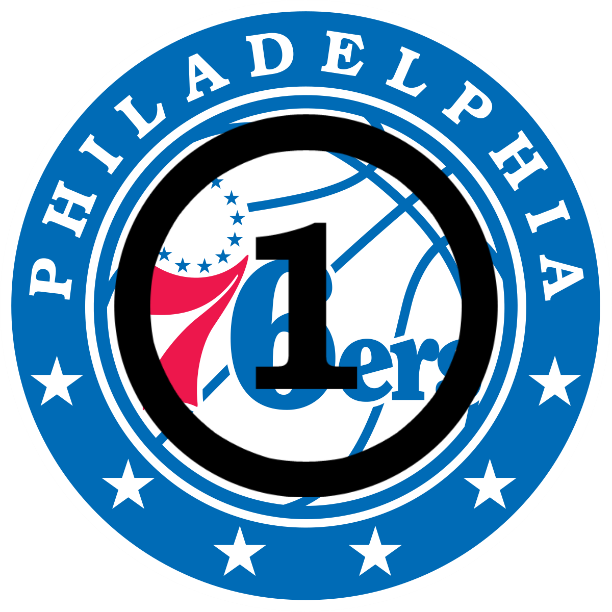 Just Give Me One Win, 76ers - Philadelphia 76ers Logo 2018 (1200x1200), Png Download