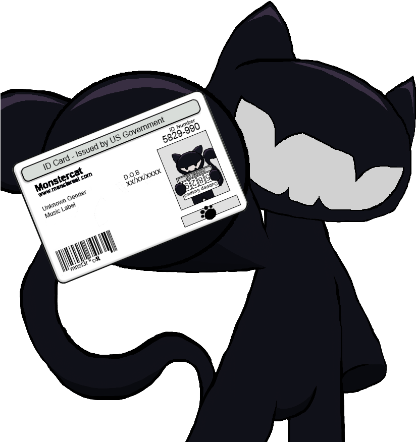 Monstercat But Most People Just Call Him Cat Age - Monstercat Id (894x894), Png Download