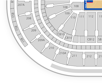 76ers Arena Seating Chart