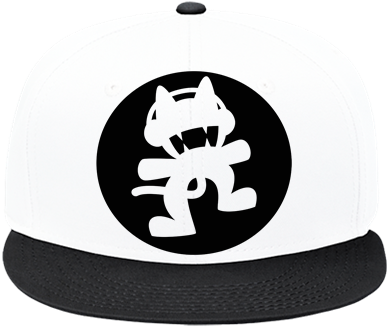 White Monstercat Snapback - Logos Para Canal De Youtube (433x433), Png Download