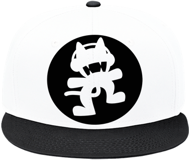 Download White Monstercat Snapback Logos Para Canal De Youtube