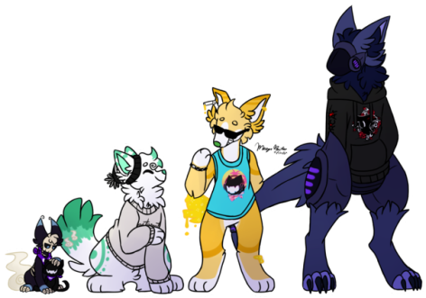 I Was Ordering A Few Of The New Monstercat Pins From - Cartoon (500x334), Png Download