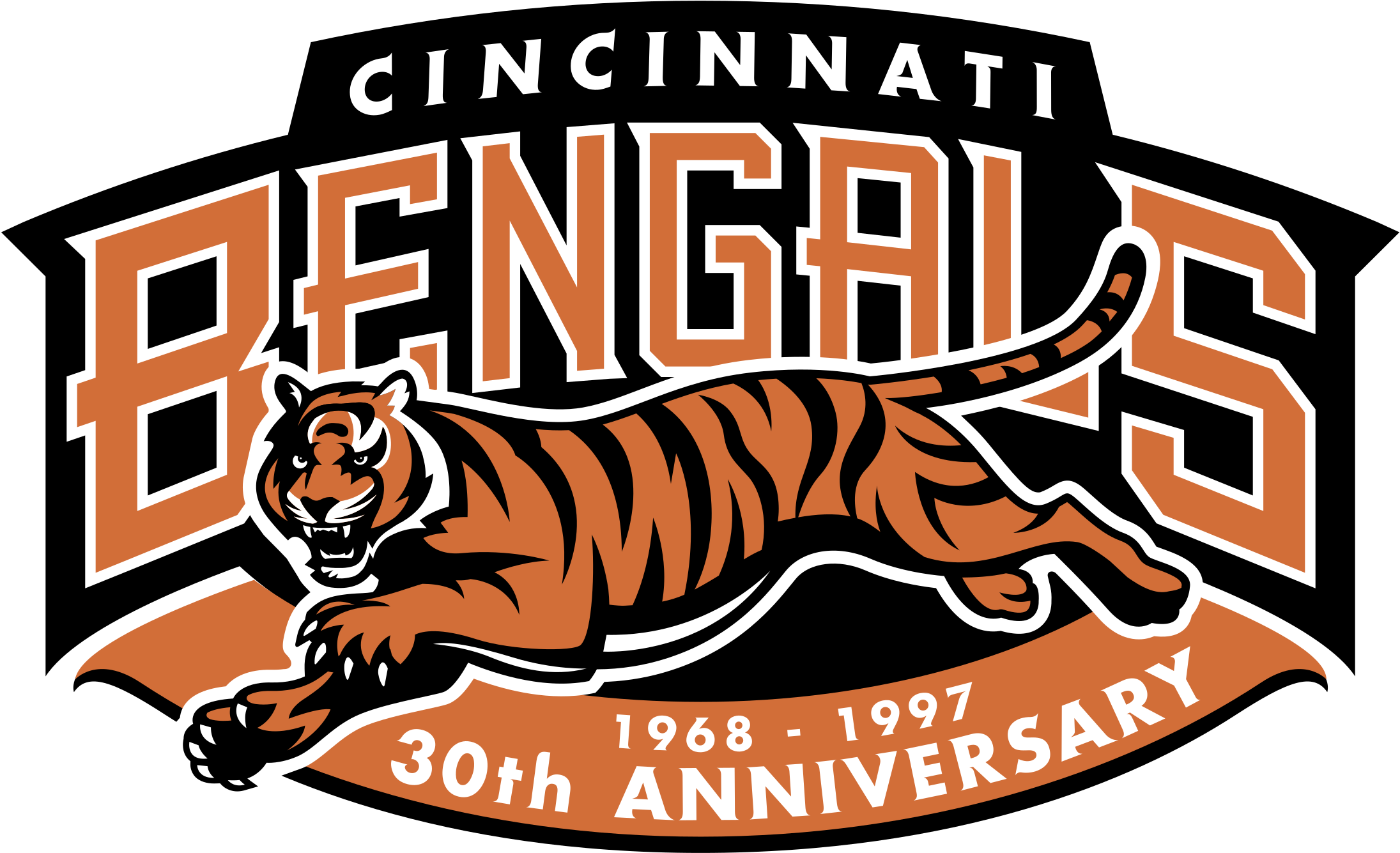 Cinncinati Bengals Logo Png Transparent - Cincinnati Bengals Logo (2400x2400), Png Download