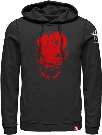 Bloodletting Hoodie Red On Black - Men's - Rogue One Death Trooper Helmet Spray Paint (600x600), Png Download