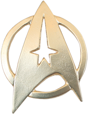 The Motion Picture Insignia Pin - Star Trek Logo Png (400x400), Png Download