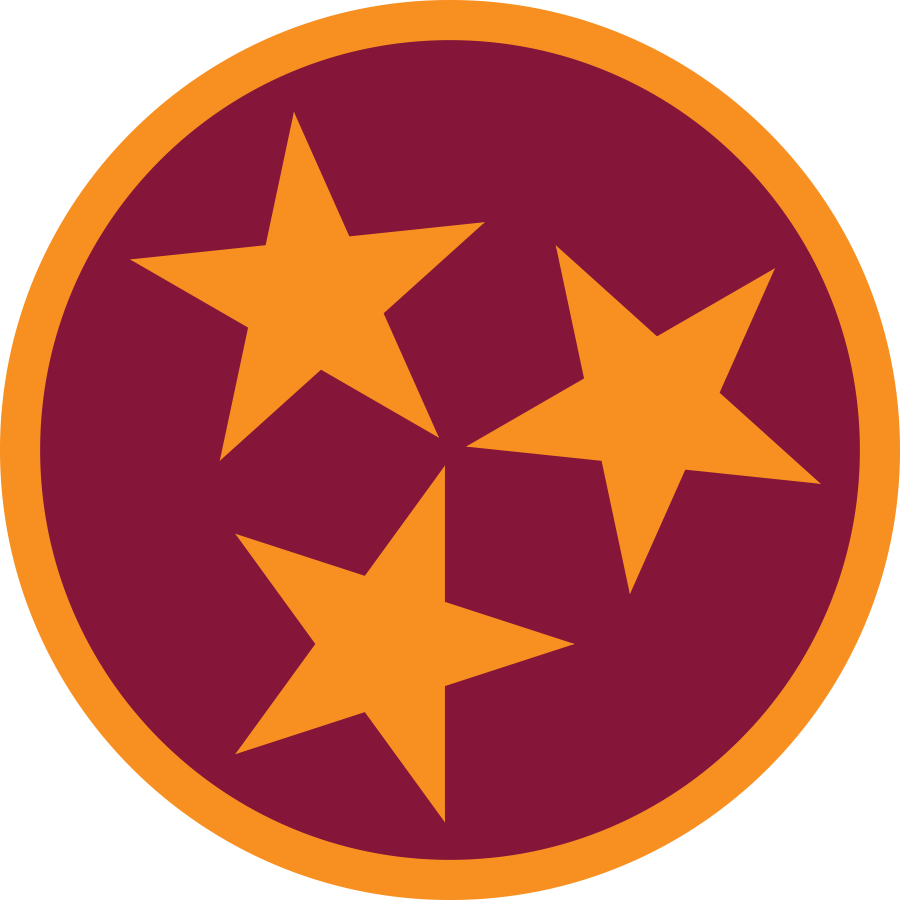 Custom Sticker My Tristar - Tennessee Flag (900x900), Png Download