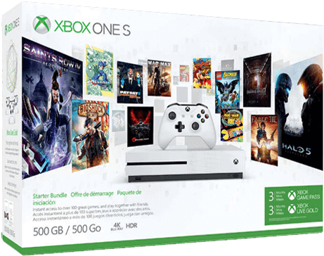 Xbox One Starter Bundle - Xbox One S Starter Bundle (497x500), Png Download