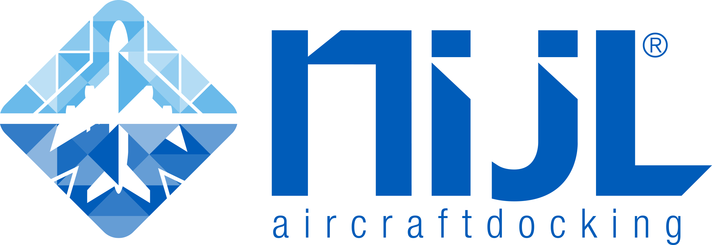 Tristar Aircraft Spares Gse Services - Nijl Aircraft Docking Logo (2375x819), Png Download