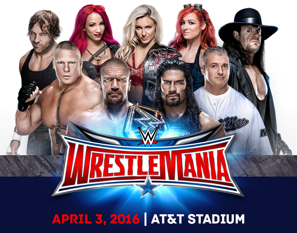 Wrestlemania 32 (1000x785), Png Download