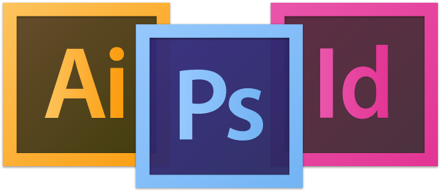 Adobe Photoshop, Illustrator, Indesign - Illustrator Photoshop Indesign Logo (750x280), Png Download