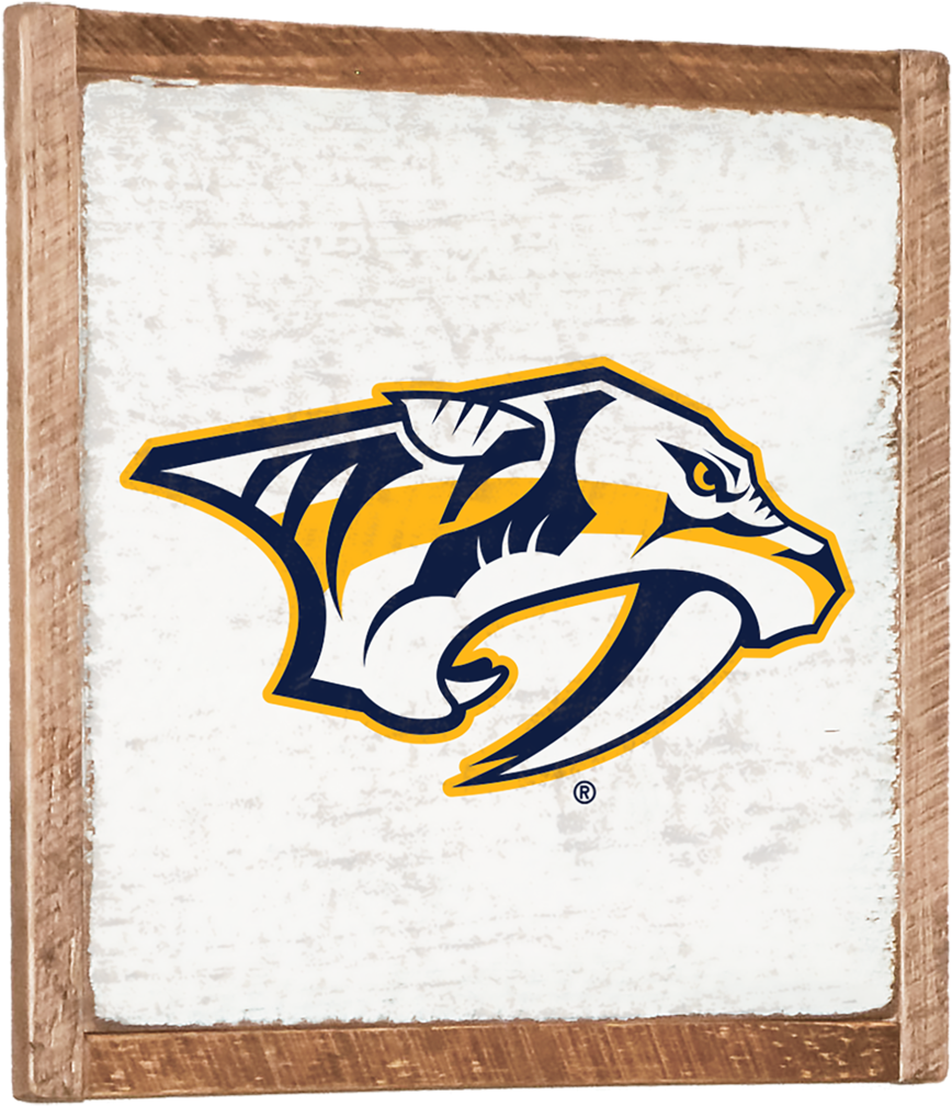 Nashville Predators Vintage Wall Art - Nashville Jr Predators Logo (1024x1024), Png Download