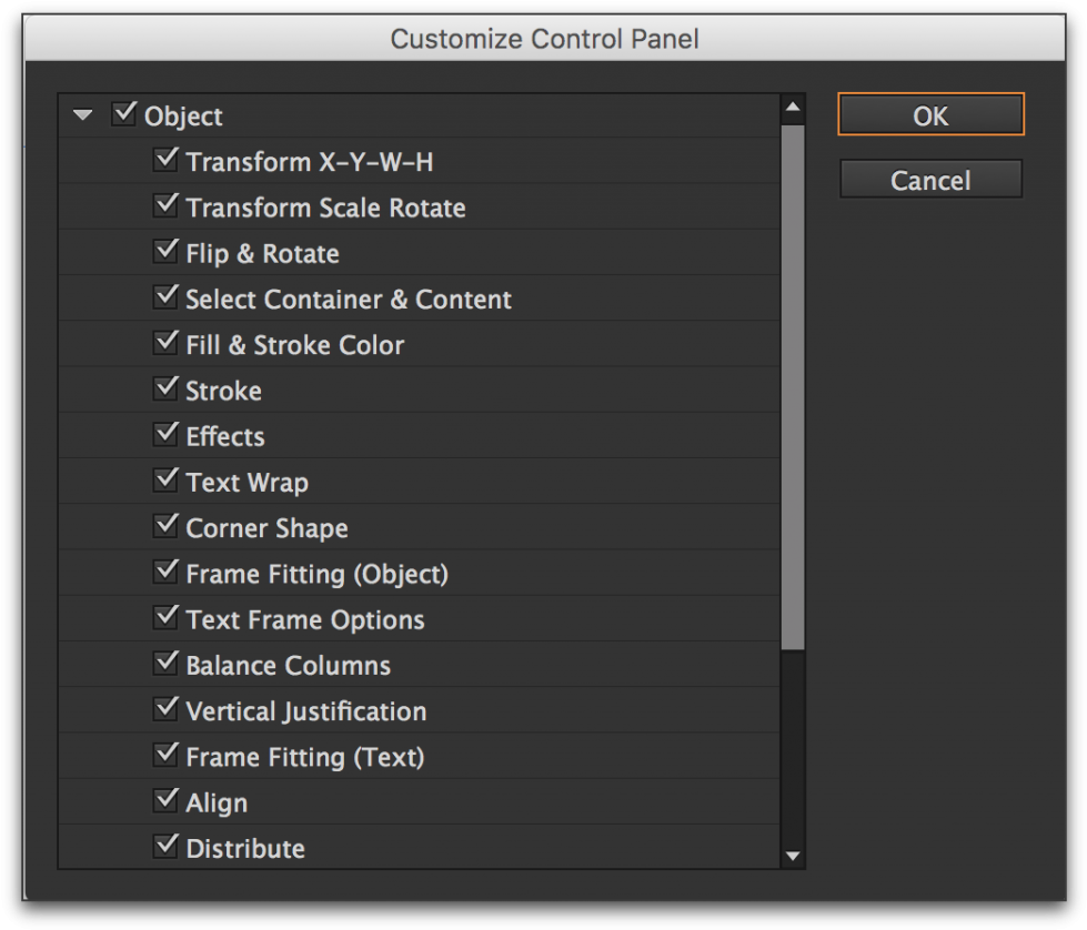 Adobe Indesign Cc - Indesign Control Panel Adjust (1024x899), Png Download