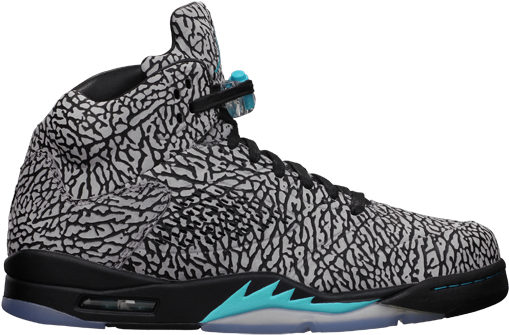 The Jumpman Logo And The Shark Teeth Of The Jordan - Nike Air Jordan 3 Lab 5 (635x453), Png Download