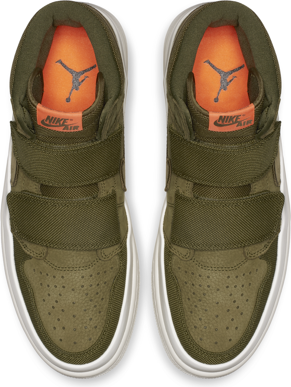 Nike Branding Is Placed On The Tongue, Side Panels - Air Jordan 1 Retro High Double Strap (1500x1500), Png Download