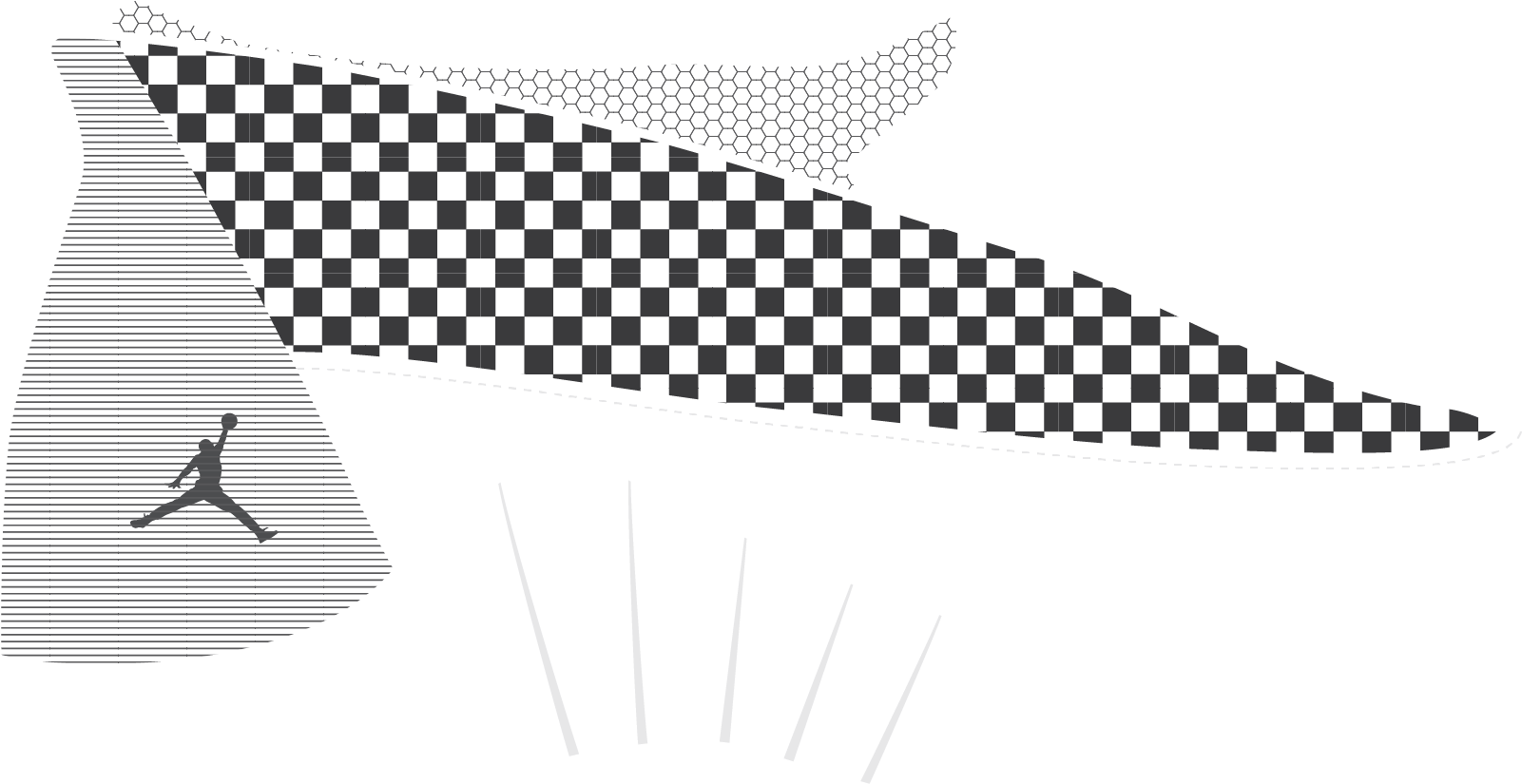 Loading Shoes - Hair Bow Template (1920x1356), Png Download