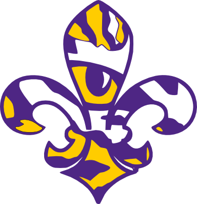 Clip Art Free Stock Crafting With Meek S Svgs - Lsu Tigers (384x397), Png Download
