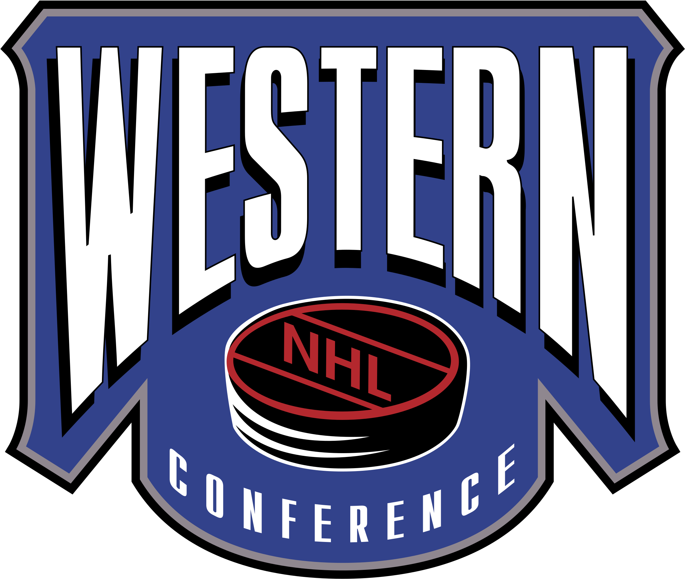 Nhl Western Conference Logo Png Transparent - Nhl Eastern Conference (2400x2400), Png Download