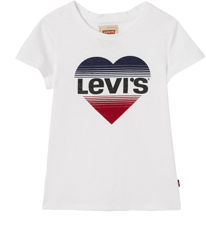 Levi's Kids Ss Tee Bisou Levi's Heart - Levi's T Shirt Kids (960x720), Png Download