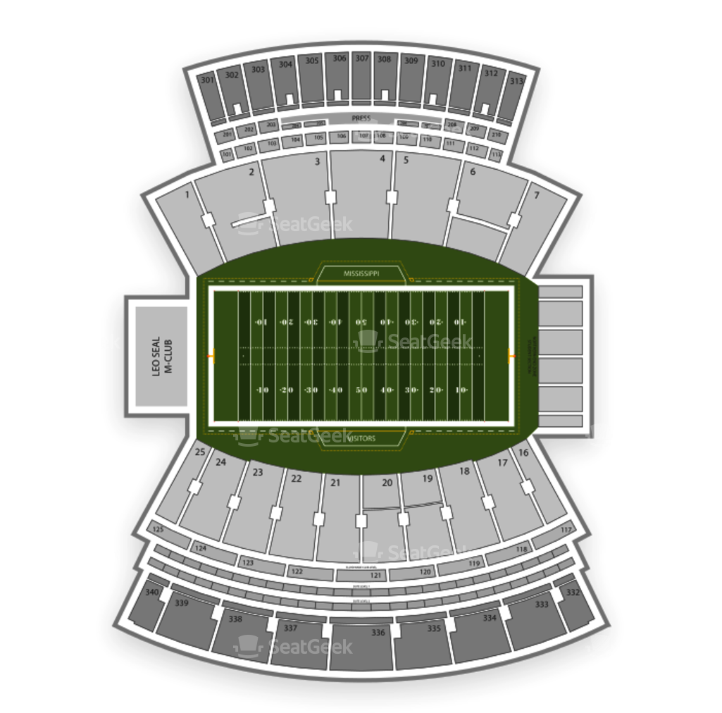 Davis Wade Stadium At Scott Field (1024x1024), Png Download